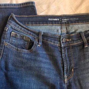 Old Navy Curvy Profile Skinny Jeans Sz 8 Short